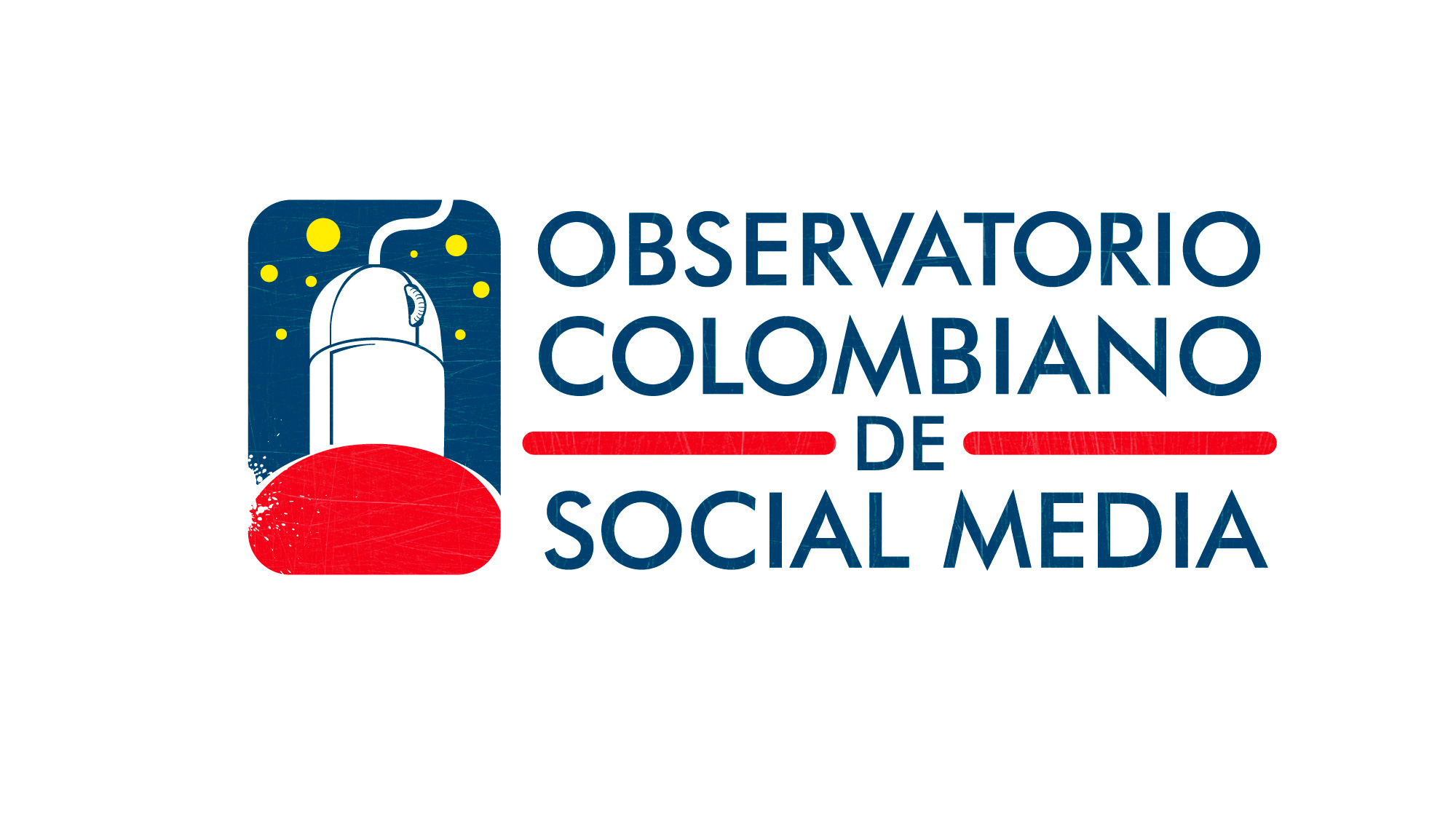 El proceso del logo del Observatorio Colombiano de Social Media (OCDSM)