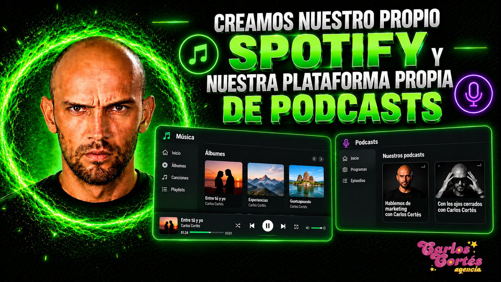 Creamos nuestro propio Spotify y nuestra plataforma propia de podcasts